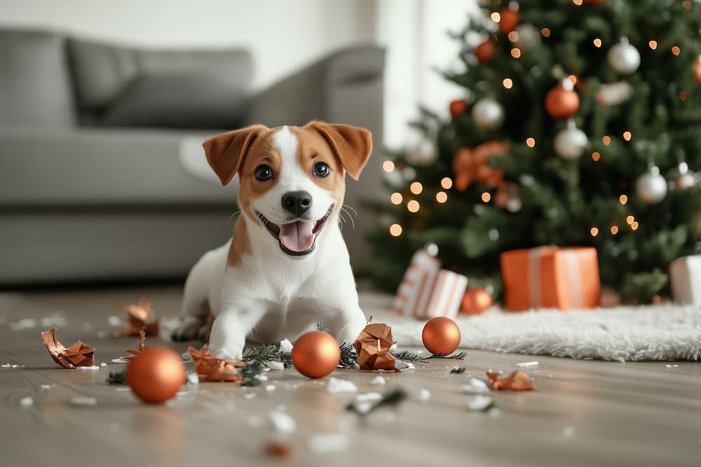 Deck the Halls Safely: How to Teach Your Dog to Navigate Holiday Decor