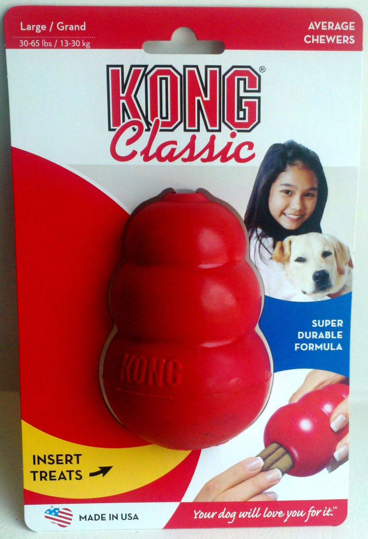 KONG Classic Dog Toy, Red, Large